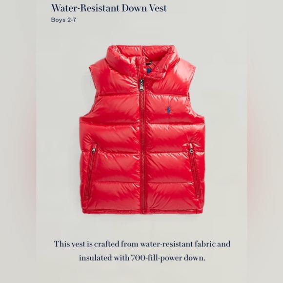 Polo Ralph Lauren Other - Polo by Ralph Lauren Vibrant Red Vest